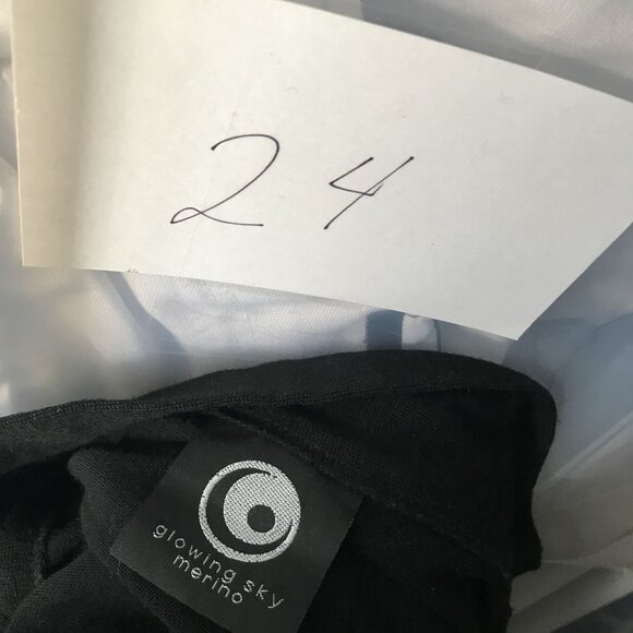 Glowing Sky Mens XXL Black Merino Wool Half-Zip Sweater Lightweight Base Layer - Picture 12 of 12